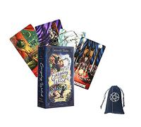 Cartes Oracle de sorcière Quotidienne, avec Sac de Rangement en Velours,Everyday Witch Oracle Cards, Tarot Cards Deck Game
