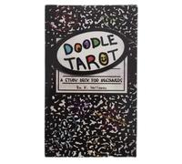 Cartes Oracle de Tarot Imitation Doodle 12x7cm Jeu Traditionnel Version Anglaise complète avec Plateau de Jeu Guide en Ligne