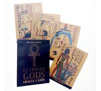 Cartes Oracle des Dieux égyptiens,Egyptian Gods Oracle Cards,Tarot Card,Party Game,Jouets de voyance