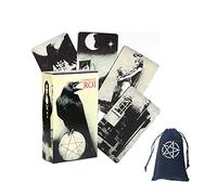 Cartes Oracle du Meurtre des Corbeaux,Murder of Crows Oracle Cards,with Bag,Tarot Deck