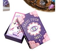 Cartes Oracle | Guide Mystique de 78 Cartes Jeux de Tarot Classiques,Divination Méditation Univers Ésotérique Cadeau Femmes Hommes