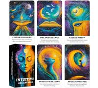 Cartes Oracle intuitives, cartes Oracle pour débutants, 56 cartes Oracle pour éveiller la sagesse intérieure, améliorer les capacités psychiques, orientation spirituelle