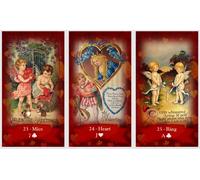 Cartes Oracle Lenormand pour la Saint Valentin Vintage Love Lenormand Cartes de bonne aventure
