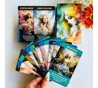 Cartes Oracle Numbers pour débutants, améliorez votre voyage spirituel avec les cartes d'affirmation du nombre d'ange