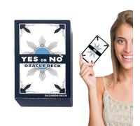 Cartes Oracle pour débutants, jeu de lecture de tarot, réponses oui non, outil de divination portable, cartes de guidage rituel, ensemble de révélation de bonne aventure, kit de perspicacité spirituel