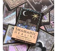 Cartes oracles de guérison chamanique, jeu de cartes de tarot en anglais, cadeau de vacances, cartes de divination pour fête Papetier