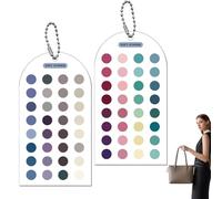 Cartes Palette De Couleurs Pour Analyse Des Saisons 2 Pièces Gabarit Double