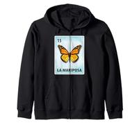 Cartes Papillon mexicaines La Mariposa Sweat à Capuche