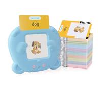 Cartes Parlantes en Anglais - Papier Laminé Durable, Système Audio avec Haut-Parleur Intégré, Mécanisme Sensoriel Électronique Portable | Jouets d'apprentissage De Dessin Animé pour Âgés