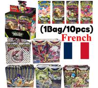 Cartes Pokémon en français 360 pièces 151 Aventures Ensemble MEGA EVOLUTION Tenebres Embrasees Booster Cartes de Combat et de Collection French 9Bag