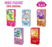 Cartes Pokémon GemPack Originales Vol.5 Vol.3 Vol.2 Vol.1, Sac de Collection PTCG, Boîte Gem, Deck, Cartes Sprigatito Eevee Pikachu Gengar, Cadeau 1 box VOL.4