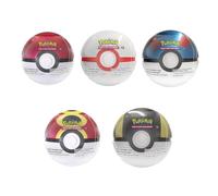 Cartes Pokémon TIN POKEBALL Automne 2025 - VERSION ITALIENNE - Modèles assortis offerts pour UNE (1) POKE BALL Décontractée