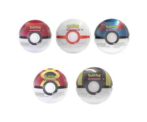 Cartes Pokémon TIN POKEBALL Automne 2025 - VERSION ITALIENNE - Modèles assortis offerts pour UNE (1) POKE BALL Décontractée