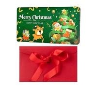 Cartes Porte-Billets De Noël,Carte De Vœux De Fête À Faire Soi-Même Avec 6 Fentes Festives - Décoration De Fête Clip Porte-Billets Pour Le Nouvel An | Pour Adultes Famille Amis Femmes Hommes Garçons F