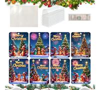 Cartes porte-billets de Noël | Cartes d'argent en forme de dragon, décorations de Noël avec enveloppes, fournitures de vacances mignonnes pour sapin de Noël