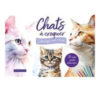 Collectif – Cartes postales à colorier : Chats à croquer – 36 cartes prédécoupées – Larousse