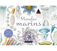 Collectif – Cartes postales à colorier : Mondes marins – 36 cartes prédécoupées – broché