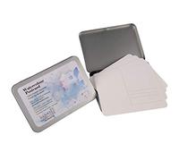 Cartes postales en papier aquarelle tumuarta 10.2 x 15.2 cm, papier coton, 63.5 kg/300 g/m², presse à froid, sans acide, 24 cartes postales, boîte en étain et éponge d'artiste