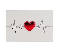 Cartes postales romantiques, cartes de Saint-Valentin romantiques uniques, cartes de vœux chaleureux, cartes de battement de cœur, cartes d'amour faites à la main pour petite amie, petit ami, cartes