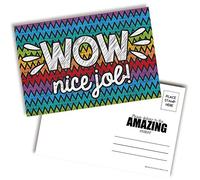 Cartes postales vierges sur le thème du tableau noir coloré pour les étudiants des enseignants, 30 10,2 cm x 15,2 cm par AmandaCreation