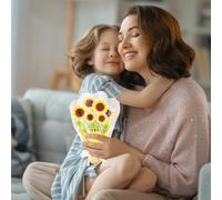 Cartes Pour La Fête Des Mères Pour Maman, Kits De Création De Cartes Florales Pour La Fête Des Mères, Fournitures de Loisirs Créatifs Ludiques pour Femmes Mamy Grand-mère Tante Épouse
