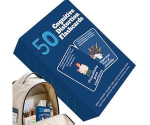 Cartes pour Les Compétences D'adaptation | Cartes De Compétences D'adaptation du Comportement Dialectique, 50 Feuilles Réglementer Les Émotions Affirmations Flashcard pour Adolescents Adultes Adol