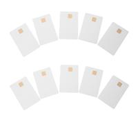 Cartes PVC Blanches avec Puce Ic 2k Mémoire, Carte Vierge | Cuivre et Pvc, Remplacement en Lot pour Badge Holders, Lecteurs de Porte, Entrée Bâtiment, Parking Intelligent