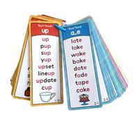 Cartes Sight Words, jeux phoniques pour - Apprenez à lire les cartes d'apprentissage phonique, mots de sites Web de lecture éducatifs de digraphe, la méthode d'enseignement avec fiches de