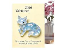 Cartes souvenirs - Acrylique 3,94 pouces Figurine d'animal de poche Note | de Style pierre de lune romantique, pour petite amie, Couples, amoureux, célébration, fête de rencontre, mariage, anniv