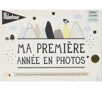 Cartes souvenirs - ma première année over the moon beige TU