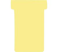 Cartes T FRANKEN taille 2 / 48 x 84 mm jaune 100 pièces