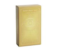 Cartes Tarot Dorées 78 Pièces - Apprentissage des Cartes de Tarot | Oracle Divinatoire 10.3X6cm Énergie Positive