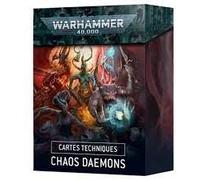 Games Workshop Warhammer 40K - DATACARDS V.9 Chaos DAEMONS (FR)