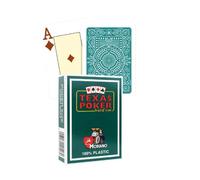 Modiano Jeu de cartes Texas Poker 3005461 100% plastique Vert foncé