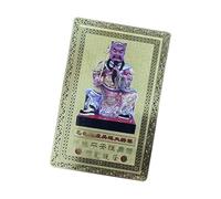 Cartes Thai Wei - du zodiaque, chinoise | d'énergie Taishui 2025, portefeuille portable, carte de bénédiction, carte de protection