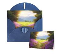 Cartes « Thinking of You » avec enveloppes, carte de vœux, champ de fleurs, cartes vierges pour toutes les occasions, carte d'anniversaire, carte de remerciement, carte pour invitations de mariage