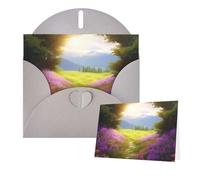 Cartes « Thinking of You » avec enveloppes, carte de vœux, champ de fleurs, cartes vierges pour toutes les occasions, carte d'anniversaire, carte de remerciement, carte pour invitations de mariage