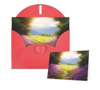 Cartes « Thinking of You » avec enveloppes, carte de vœux, champ de fleurs, cartes vierges pour toutes les occasions, carte d'anniversaire, carte de remerciement, carte pour invitations de mariage