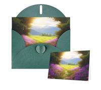 Cartes « Thinking of You » avec enveloppes, carte de vœux, champ de fleurs, cartes vierges pour toutes les occasions, carte d'anniversaire, carte de remerciement, carte pour invitations de mariage