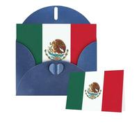 Cartes « Thinking of You » avec enveloppes - Drapeau du Mexique - Cartes vierges pour toutes les occasions - Carte de condoléances - Cartes de remerciement, invitations de mariage, fête d'anniversaire