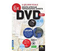 Cartes topographiques - Afrique du Sud (lot de 6 dvd) | MapStudio