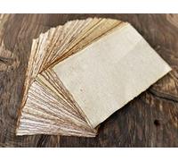 Cartes Vierges Antiques À Bord Ponté - 5 X 9 Cm, Paquet De 50 - Cartes Multimédias Mixtes Pour Annonces, Invitations, Travaux Manuels - Papier Recyclé Épais 150 GSM Pressé À Froid