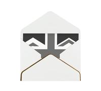 Cartes vierges avec motif drapeau national du Royaume-Uni avec enveloppes, cartes de vœux simples avec enveloppes, envoyer à un ami proche