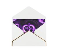 Cartes vierges d'amour violettes avec enveloppes, cartes de vœux simples avec enveloppes, envoyer à un ami proche