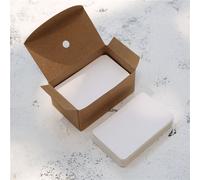 Cartes Vierges D'étudiantes Mignonnes Pour Filles, Bricolage De Mots Graffiti, Petite Carte De Mots En Papier Kraft, Bloc-Notes En Carton Dur, Articles De Papeterie, 100 Pièces