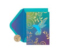 Cartes vierges en papyrus avec enveloppes Colibri (12 unités)