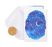 Cartes vierges en papyrus avec enveloppes Constellation (14 unit s)