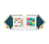 Cartes vierges en papyrus avec enveloppes, motif artistique (20 pi ces)