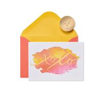 Cartes vierges en papyrus avec enveloppes XOXO (14 unit s)