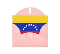 Cartes vierges et enveloppes imprimées Drapeau du Venezuela 12,7 x 15,2 cm pour invitations de mariage, d'anniversaire et toutes les occasions